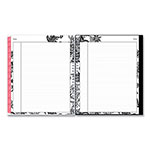 Blue Sky Analeis Monthly Planner, Analeis Floral Artwork, 10 x 8, White/Black/Coral Cover, 12-Month (Jan to Dec): 2024 view 3