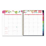 Blue Sky Day Designer Peyton Create-Your-Own Cover Weekly/Monthly Planner, Floral Artwork, 11 x 8.5, Navy, 12-Month (Jan-Dec): 2024 view 3