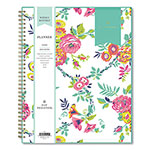 Blue Sky Day Designer Peyton Create-Your-Own Cover Weekly/Monthly Planner, Floral Artwork, 11 x 8.5, White, 12-Month (Jan-Dec): 2024 view 1
