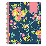 Blue Sky Day Designer Peyton Create-Your-Own Cover Weekly/Monthly Planner, Floral, 11 x 8.5, Navy, 12-Month (July to June): 2023-2024 view 3