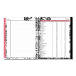 Blue Sky Analeis Create-Your-Own Cover Weekly/Monthly Planner, Floral, 11 x 8.5, White/Black/Coral, 12-Month (July to June): 2023-2024 view 4