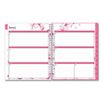 Blue Sky Breast Cancer Awareness Create-Your-Own Cover Weekly/Monthly Planner, Orchid Artwork, 11 x 8.5, 12-Month (Jan-Dec): 2023 view 1