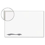 Balt Ultra-Trim Magnetic Board, Dry Erase Porcelain/Steel, 48 x 33 3/4, White/Silver view 2
