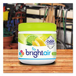 Bright Air Super Odor Eliminator, Zesty Lemon and Lime, 14 oz, 6/Carton view 1