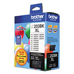Brother LC2032PKS Innobella High-Yield Ink, 550 Page-Yield, Black, 2/PK view 2