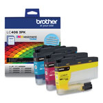 Brother LC4063PK INKvestment Ink, 1,500 Page-Yield, Cyan/Magenta/Yellow, 3 Pack view 1