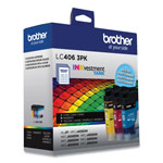 Brother LC4063PK INKvestment Ink, 1,500 Page-Yield, Cyan/Magenta/Yellow, 3 Pack view 3