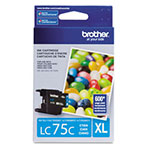 Brother LC75C Innobella High-Yield Ink, 600 Page-Yield, Cyan view 2