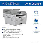Brother MFC-L2759DW Wireless Laser Multifunction Printer view 2