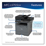 Brother MFC-L5705DW Wireless All-in-One Laser Printer, Copy/Fax/Print/Scan view 1