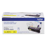 Brother TN431Y Toner, 1800 Page-Yield, Yellow view 1