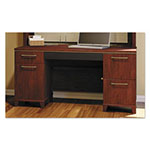Bush Enterprise Collection 60W Double Pedestal Desk, 60w x 28.63d x 29.75h, Harvest Cherry (Box 1 of 2) view 1