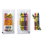 Crayola Classic Color Crayons in Cello Pack, 4 Colors, 4/Pack, 360 Packs/Carton view 1