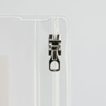 Business Source Ring Binder Pockets,w/Zipper,Plastic,7HP,9-1/2