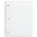 Business Source Wirebound Notebooks, 3-Hole, Colg Rule, 8-1/2