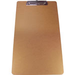Business Source Clipboard, Flat Clip, Legal, 8/PK, Brown view 3