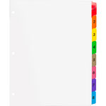 Business Source Index Dividers w/TOC Page, 1-8, 8-1/2