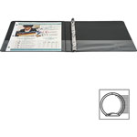 Business Source 35% Recycled Round Ring Binder, 1/2