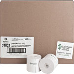 Business Source Paper Roll, Single Ply, Bond, 2-1/4