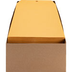 Business Source Clasp Envelopes, 28 lb., 6" x 9", Brown Kraft view 2