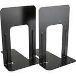 Business Source Bookend Supports, Jumbo, 6-1/10" x 9-3/10" x 8-9/10", Black view 3