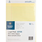 Business Source Pad, Micro-Perforated, Legal Rld, 50 Sh, 8-1/2" x 11-3/4" 12/DZ, CA view 1