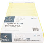 Business Source Pad, Micro-Perforated, Legal Rld, 50 Sheets, 8-1/2" x 14" 12/DZ, CA view 3
