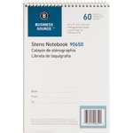 Business Source Steno Notebooks, Gregg Ruled, 60 Sheets, 6