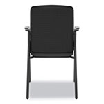 Basyx by Hon VL518 Mesh Back Multi-Purpose Chair with Arms, Black Seat/Black Back, Black Base view 2