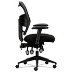 Basyx by Hon VL532 Mesh High-Back Task Chair, Supports up to 250 lbs., Black Seat/Black Back, Black Base view 3