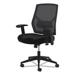 Hon VL581 High-Back Task Chair, Supports up to 250 lbs., Black Seat/Black Back, Black Base view 2