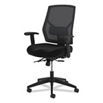 Hon Crio High-Back Task Chair with Asynchronous Control, Supports up to 250 lbs., Black Seat/Black Back, Black Base view 3