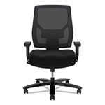 Hon Crio Big and Tall Mid-Back Task Chair, Supports up to 450 lbs., Black Seat/Black Back, Black Base view 3
