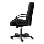 Basyx by Hon HVL601 Series Executive High-Back Chair, Supports up to 250 lbs., Black Seat/Black Back, Black Base view 2