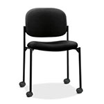Basyx by Hon VL606 Stacking Guest Chair without Arms, Black Seat/Black Back, Black Base view 1