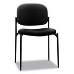 Basyx by Hon VL606 Stacking Guest Chair without Arms, Black Seat/Black Back, Black Base view 4