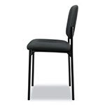Basyx by Hon VL606 Stacking Guest Chair without Arms, Charcoal Seat/Charcoal Back, Black Base view 4