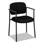 Basyx by Hon VL616 Stacking Guest Chair with Arms, Black Seat/Black Back, Black Base orginal image