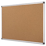 MasterVision™ Value Cork Bulletin Board with Aluminum Frame, 24 x 36, Natural view 3