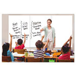 MasterVision™ Magnetic Dry Erase Tile Board, 38 1/2 x 58, White Surface view 2