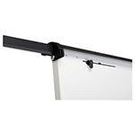 MasterVision™ 360 Multi-Use Mobile Magnetic Dry Erase Easel, 27 x 41, Black Frame view 3