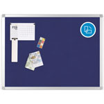 MasterVision™ Bulletin Board, Blue Fabric, 36