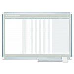 MasterVision™ In-Out Magnetic Dry Erase Board, 36x24, Silver Frame view 2