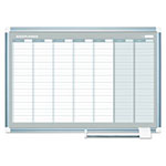 MasterVision™ Weekly Planner, 36x24, Aluminum Frame view 1