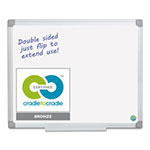 MasterVision™ Earth Easy-Clean Dry Erase Board, White/Silver, 24x36 view 4