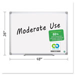 MasterVision™ Earth Easy-Clean Dry Erase Board, White/Silver, 36x48 orginal image