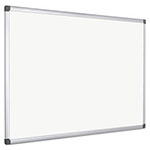 MasterVision™ Value Lacquered Steel Magnetic Dry Erase Board, 48 x 72, White, Aluminum Frame view 2