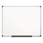 MasterVision™ Value Lacquered Steel Magnetic Dry Erase Board, 48 x 72, White, Aluminum Frame view 4