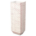 Boardwalk Paper Food Baskets, 1 lb Capacity, Red/White, 1,000/Carton view 2