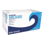 Boardwalk General Purpose Vinyl Gloves, Powder/Latex-Free, 2 3/5 mil, Large, Clear, 100/Bx orginal image
